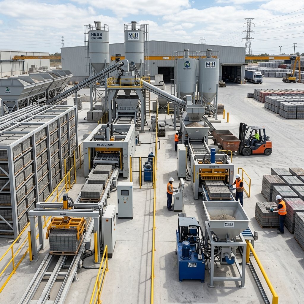 Semi-Automatic vs Fully Automatic Paver Plant Comparison
